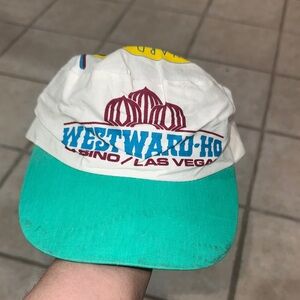 Westward Ho Casino Promo Hat OSFA Lightweight Ball Cap Flaw
